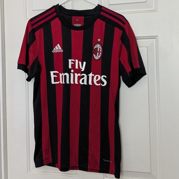 2017/18 Retro AC Milan Soccer Jersey Men’s Size M - Picture 2 of 12